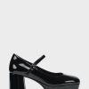 Heels * | Aerosoles Shannon Black Patent