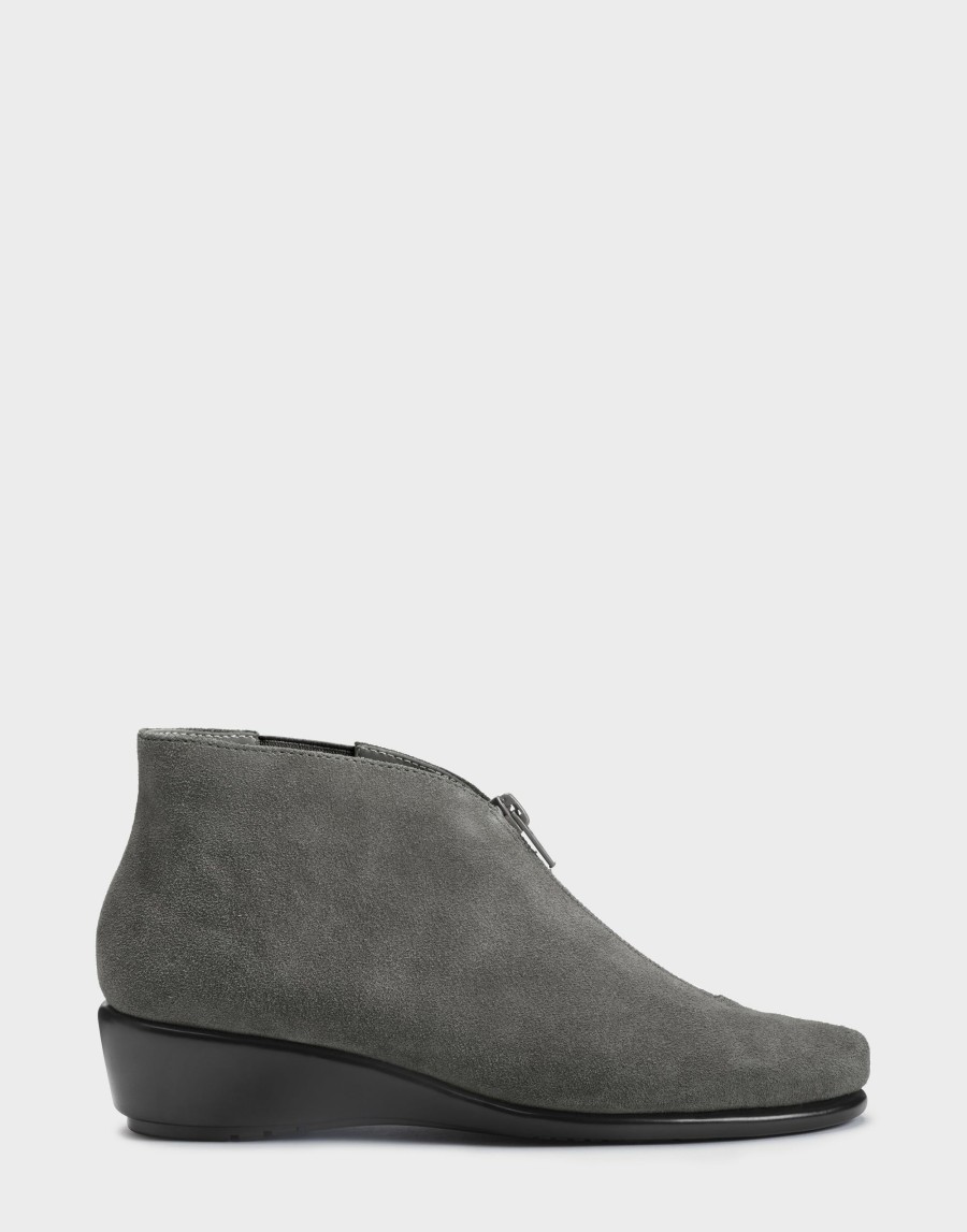 Boots * | Aerosoles Allowance Dark Gray Suede