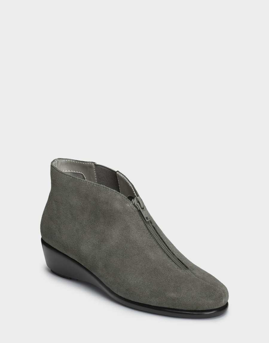 Boots * | Aerosoles Allowance Dark Gray Suede