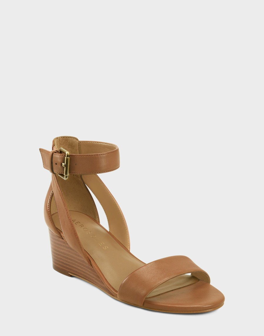 Heels * | Aerosoles Willowbrook *Preorder* Tan Leather