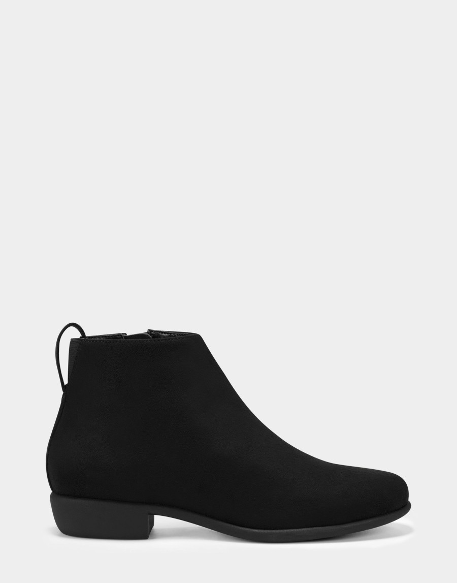 Boots * | Aerosoles Sloan Black Faux Suede