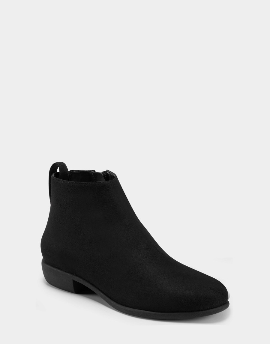 Boots * | Aerosoles Sloan Black Faux Suede