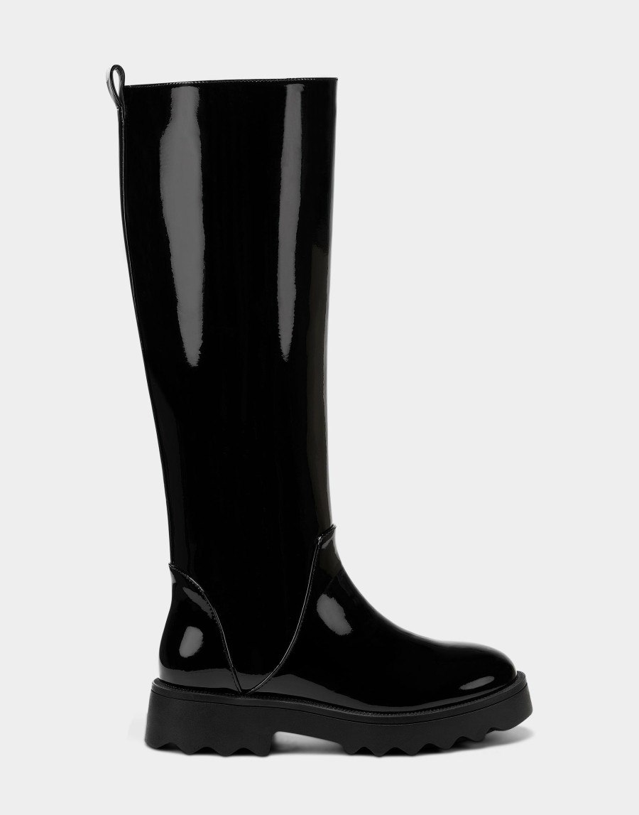 Boots * | Aerosoles Slalom Black Patent