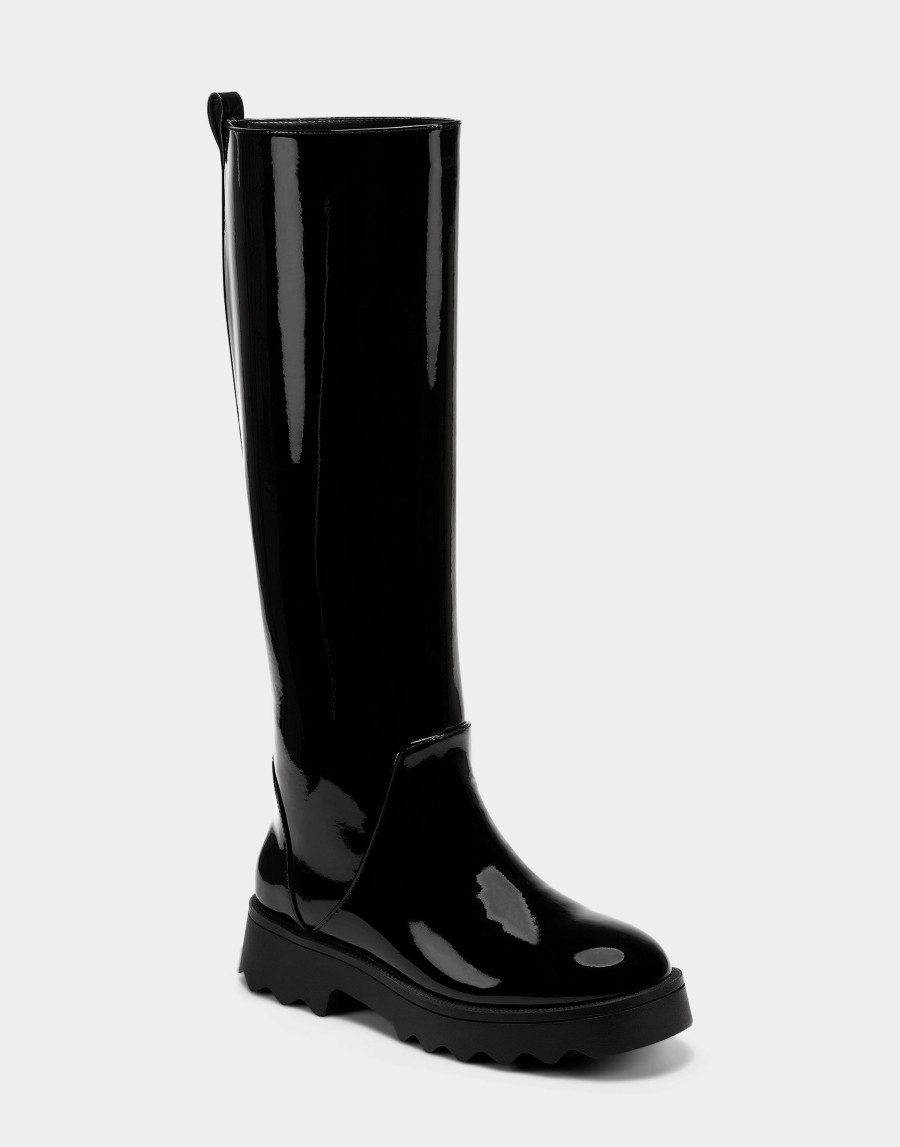 Boots * | Aerosoles Slalom Black Patent