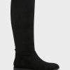 Boots * | Aerosoles Berri Black Faux Suede