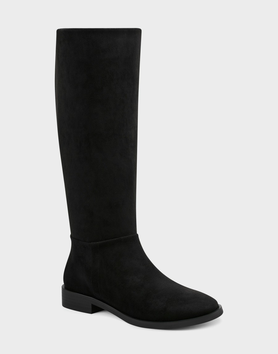 Boots * | Aerosoles Berri Black Faux Suede