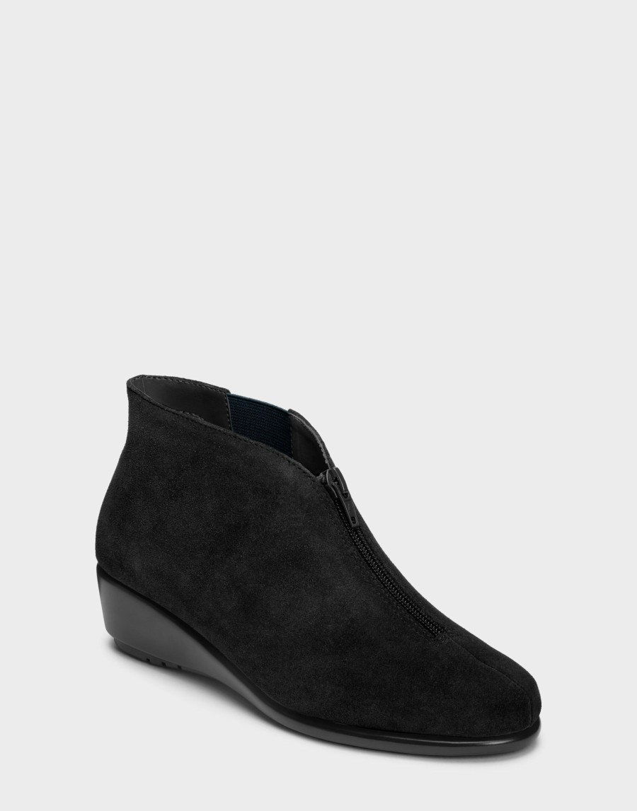 Boots * | Aerosoles Allowance Black Suede