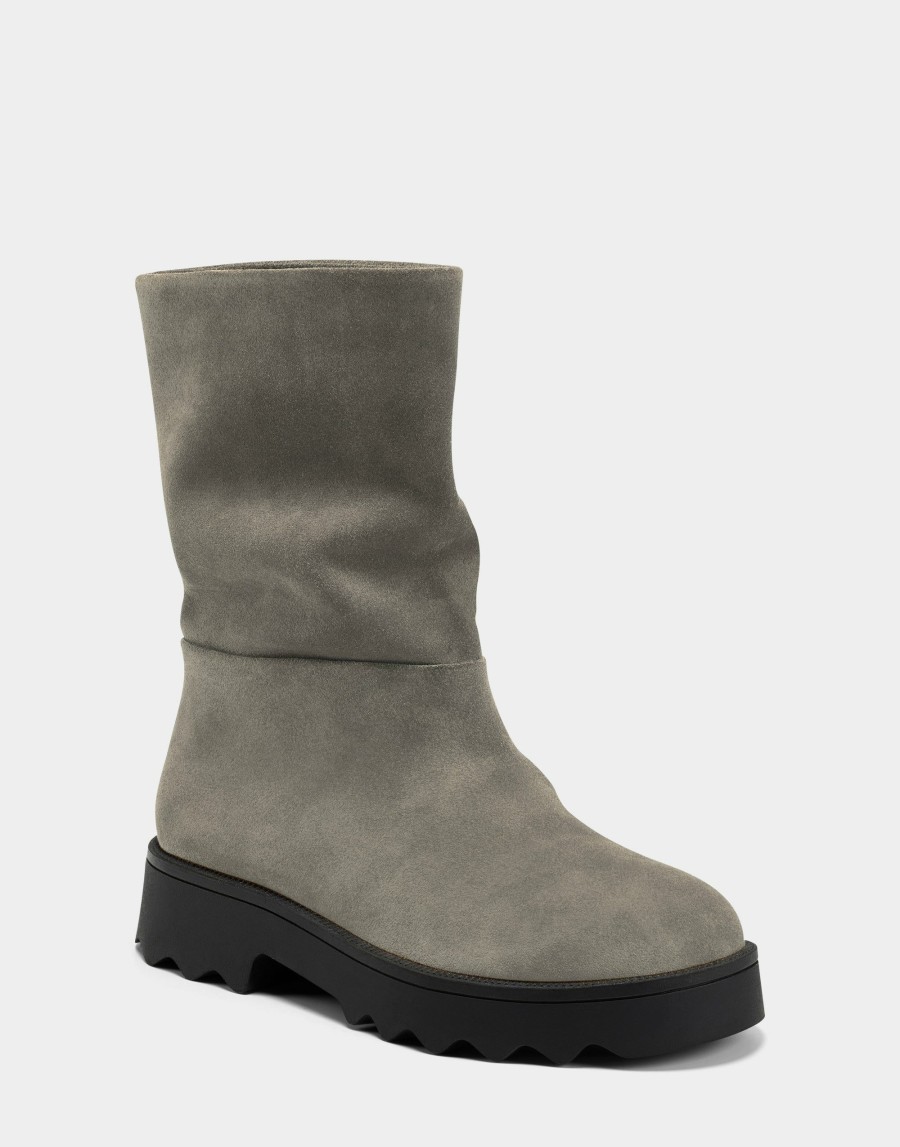 Boots * | Aerosoles Simple Grey Suede