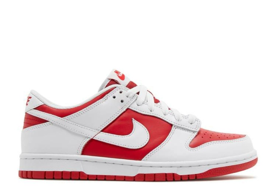 Shoes * | Nike Dunk Low Gs 'Championship Red'