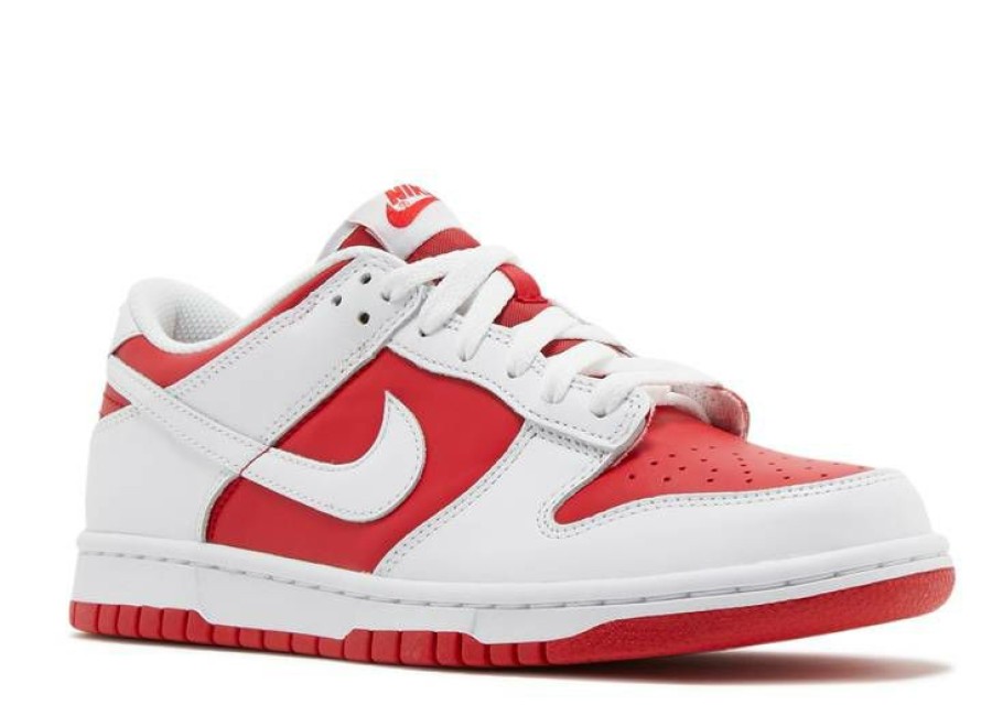 Shoes * | Nike Dunk Low Gs 'Championship Red'