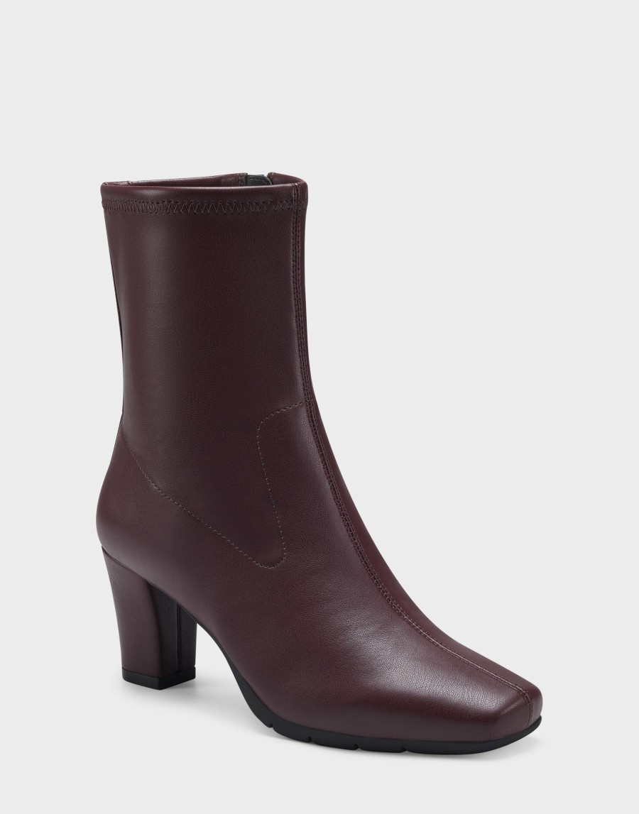 Boots * | Aerosoles Cinnamon Wine