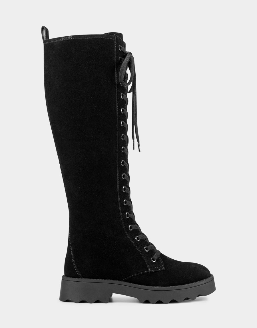 Boots * | Aerosoles Star Black Suede