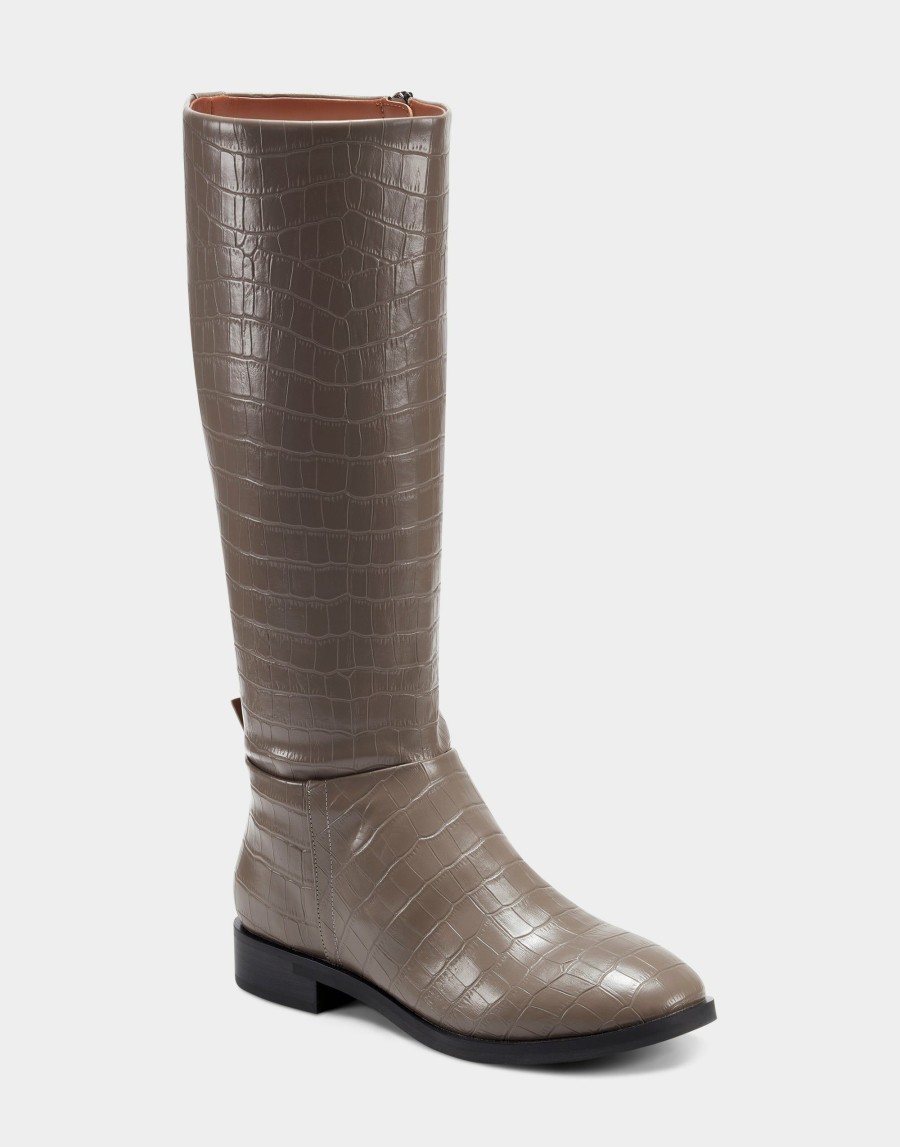 Boots * | Aerosoles Berri Grey Croco