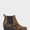 Boots * | Aerosoles Brandi Brown Snake