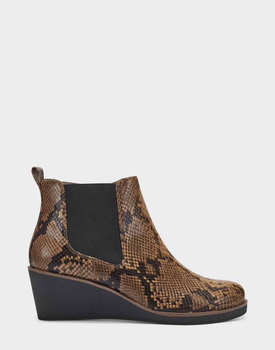 Boots * | Aerosoles Brandi Brown Snake