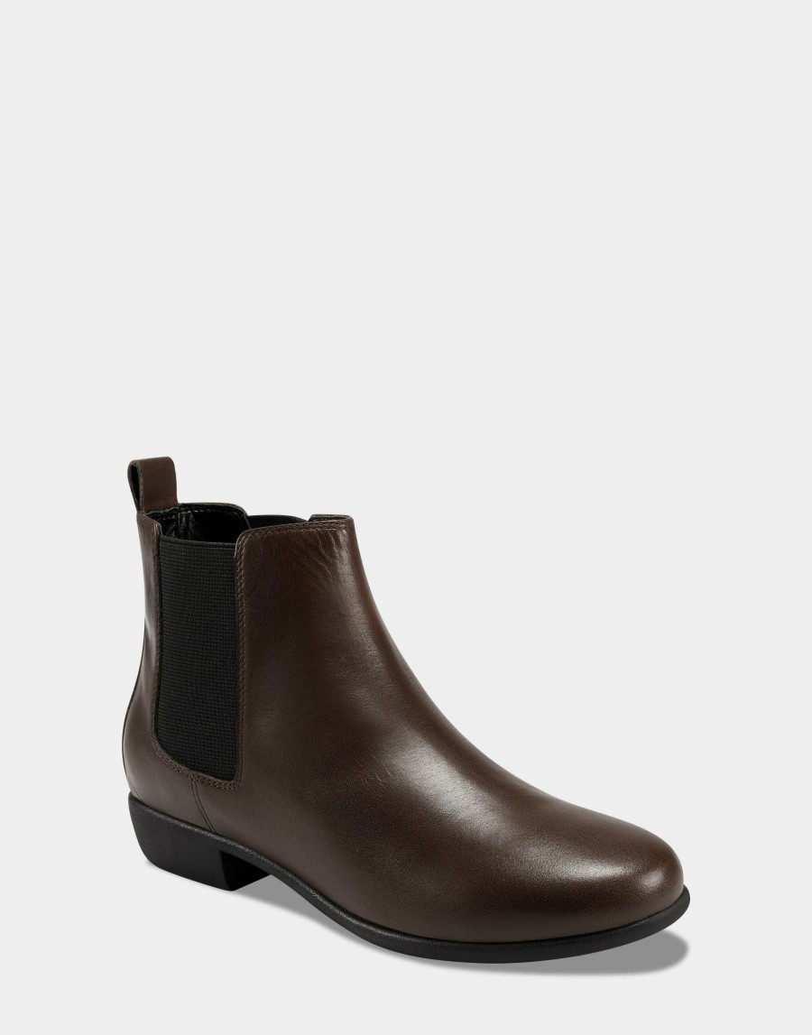 Boots * | Aerosoles Step Dance Brown Leather