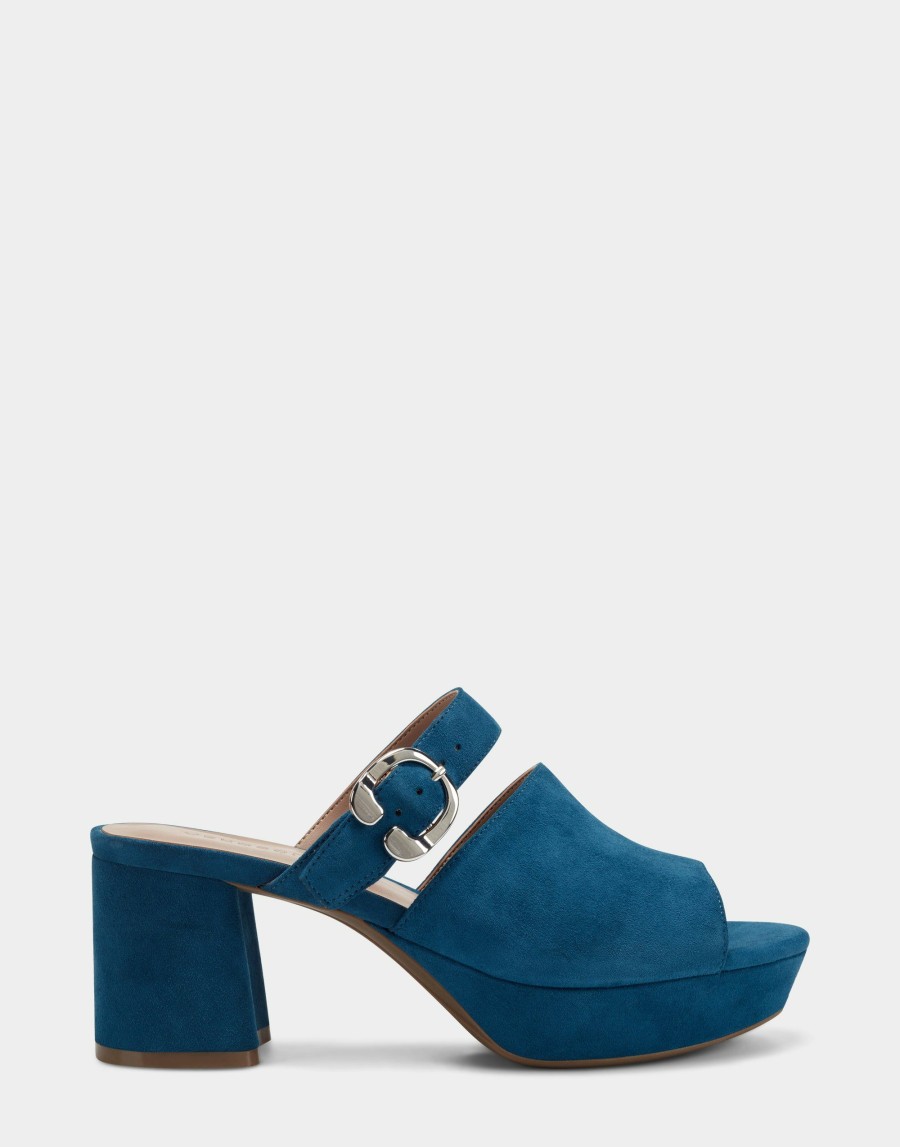 Heels * | Aerosoles Cosmic Indigo Suede