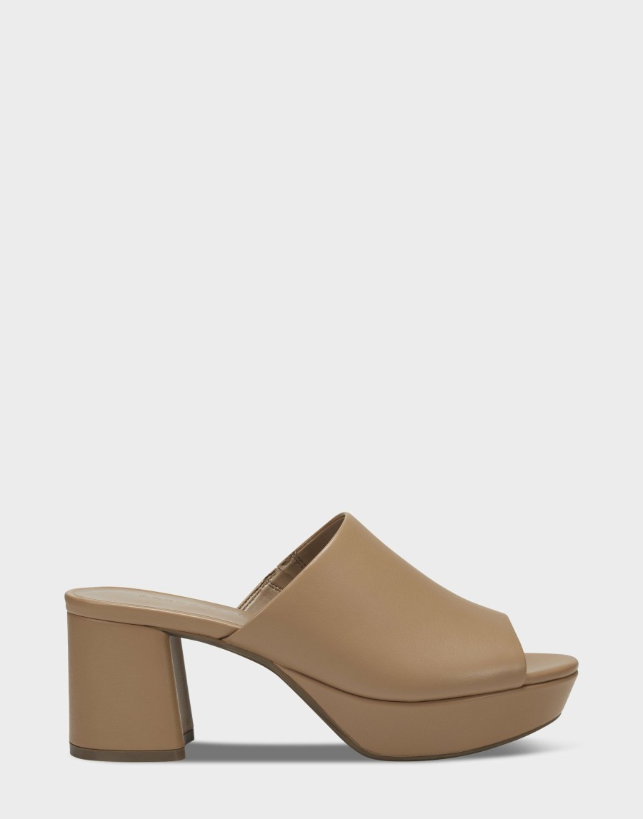 Heels * | Aerosoles Cassy Tawny Leather