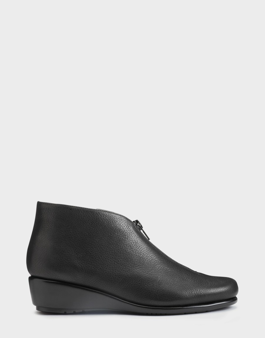 Boots * | Aerosoles Allowance Black Genuine Leather