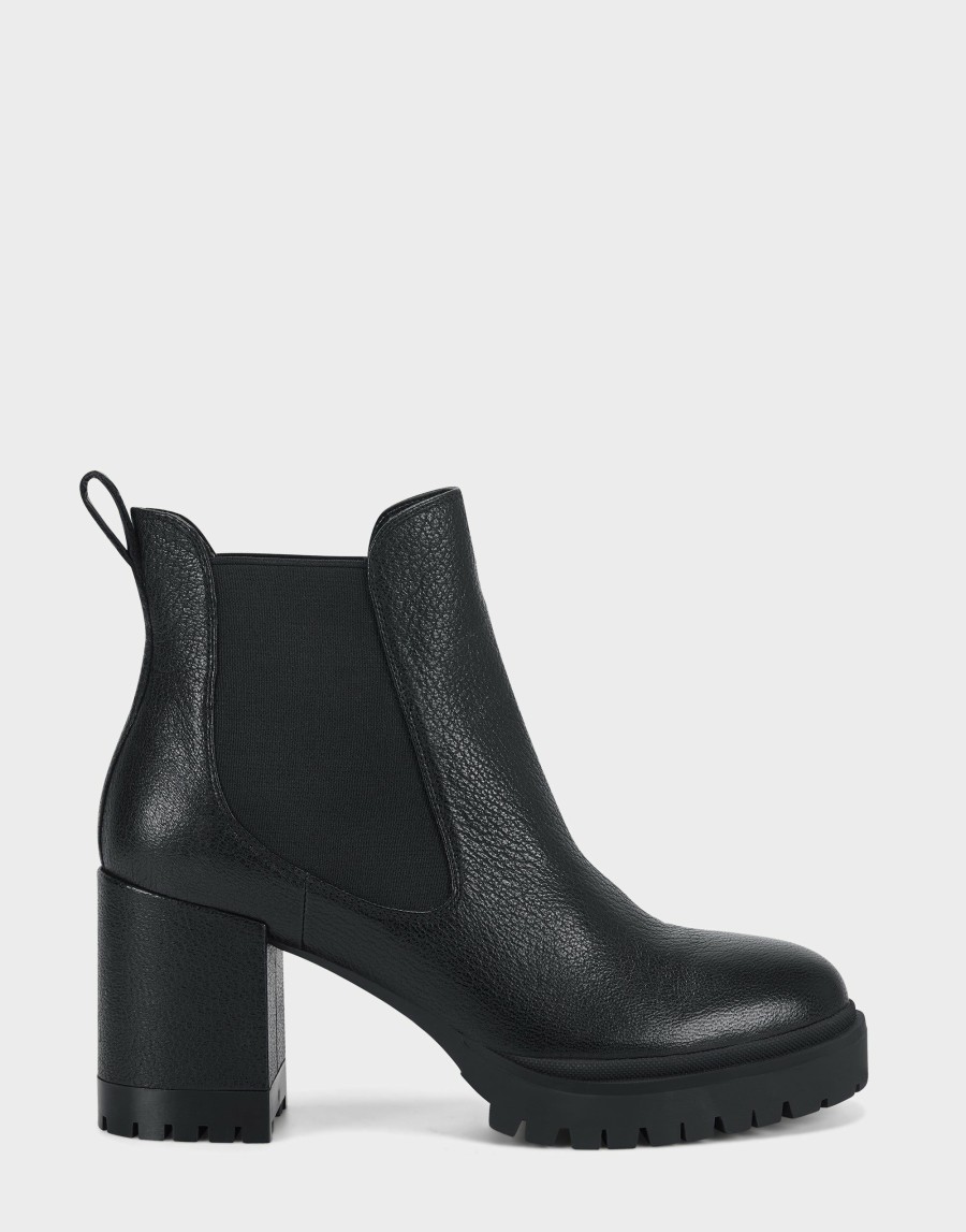 Boots * | Aerosoles Emelia Black Leather