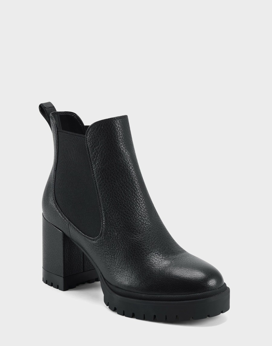 Boots * | Aerosoles Emelia Black Leather