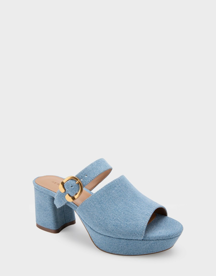 Heels * | Aerosoles Cosmic Denim Fabric