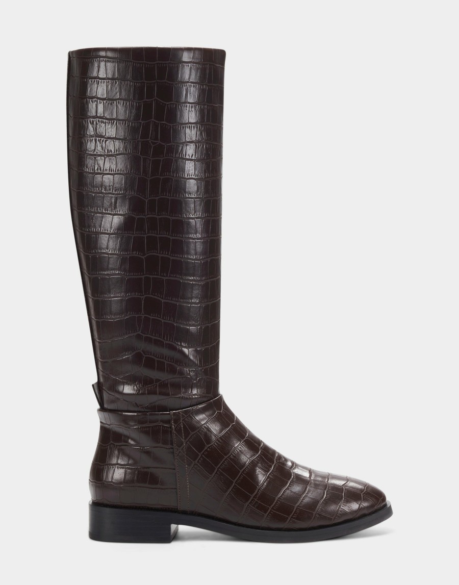 Boots * | Aerosoles Berri Brown Croco