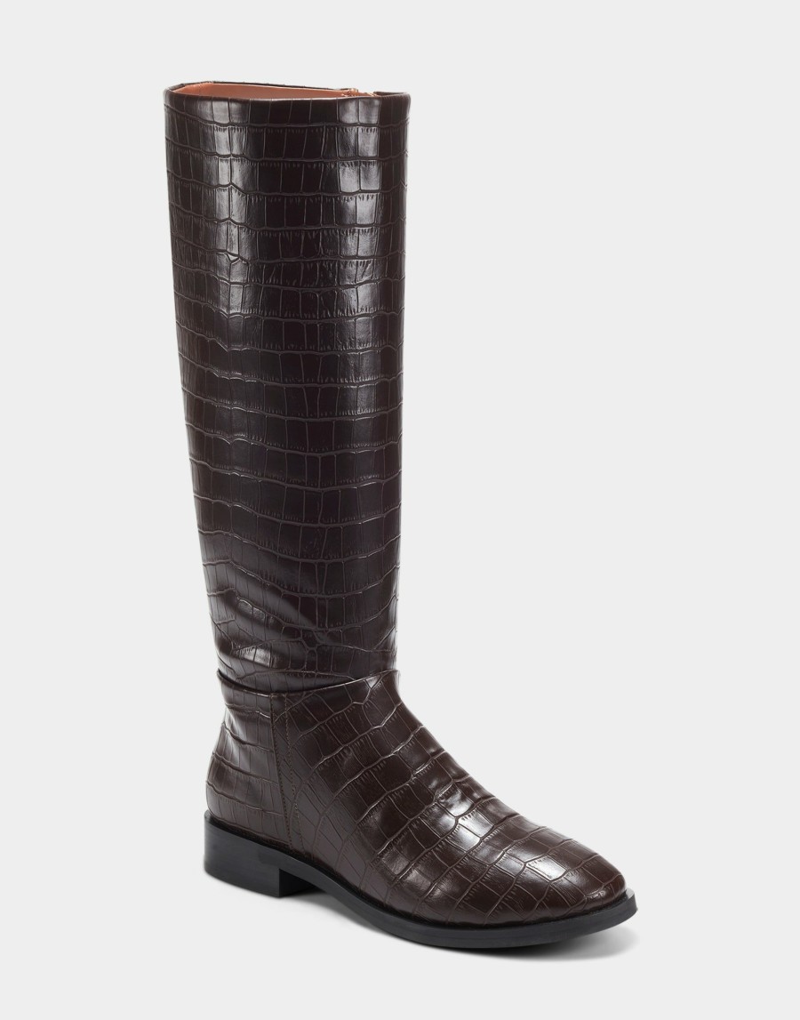 Boots * | Aerosoles Berri Brown Croco