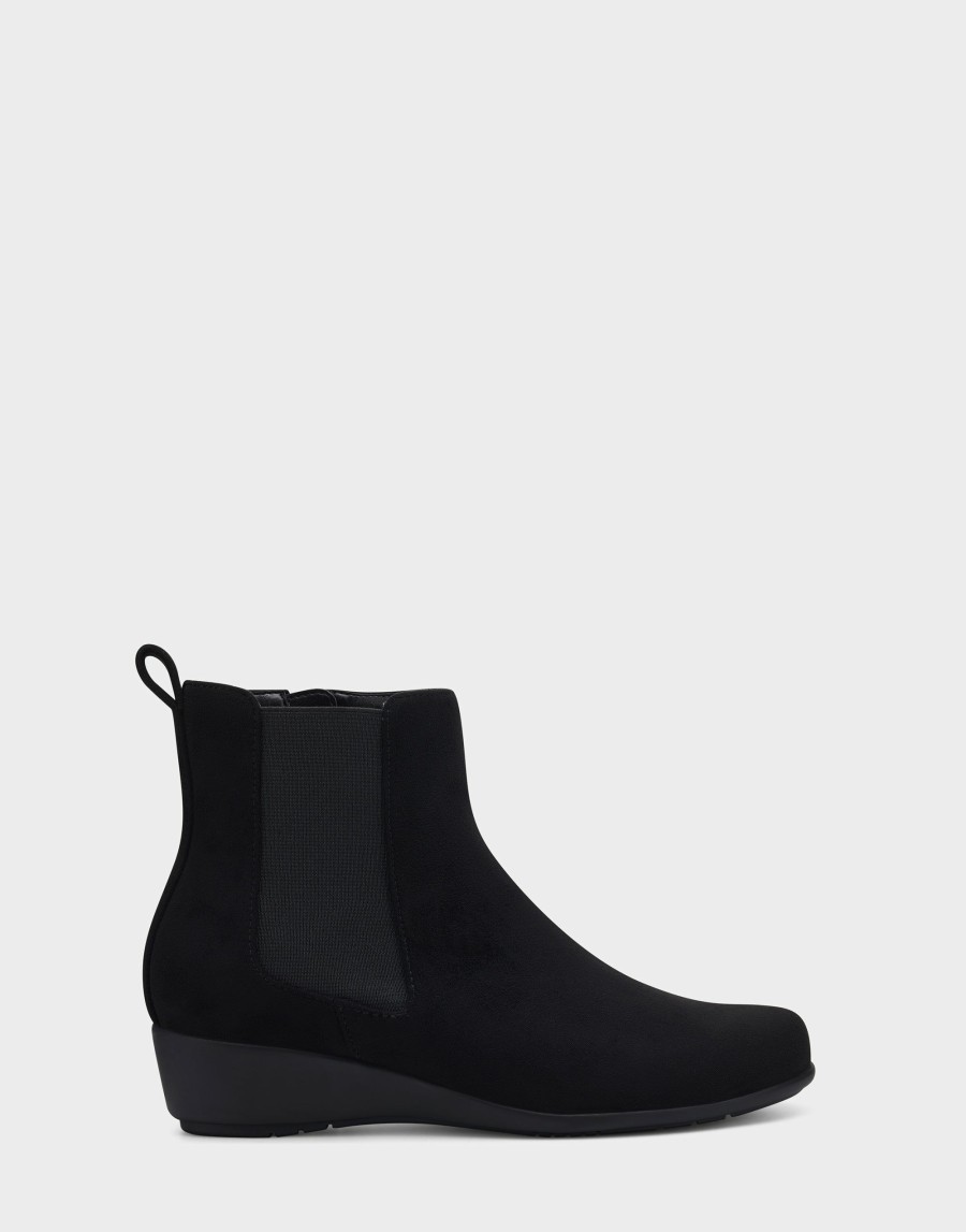 Boots * | Aerosoles Alisa Black Faux Suede