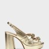 Heels * | Aerosoles Aware Nadia Soft Gold