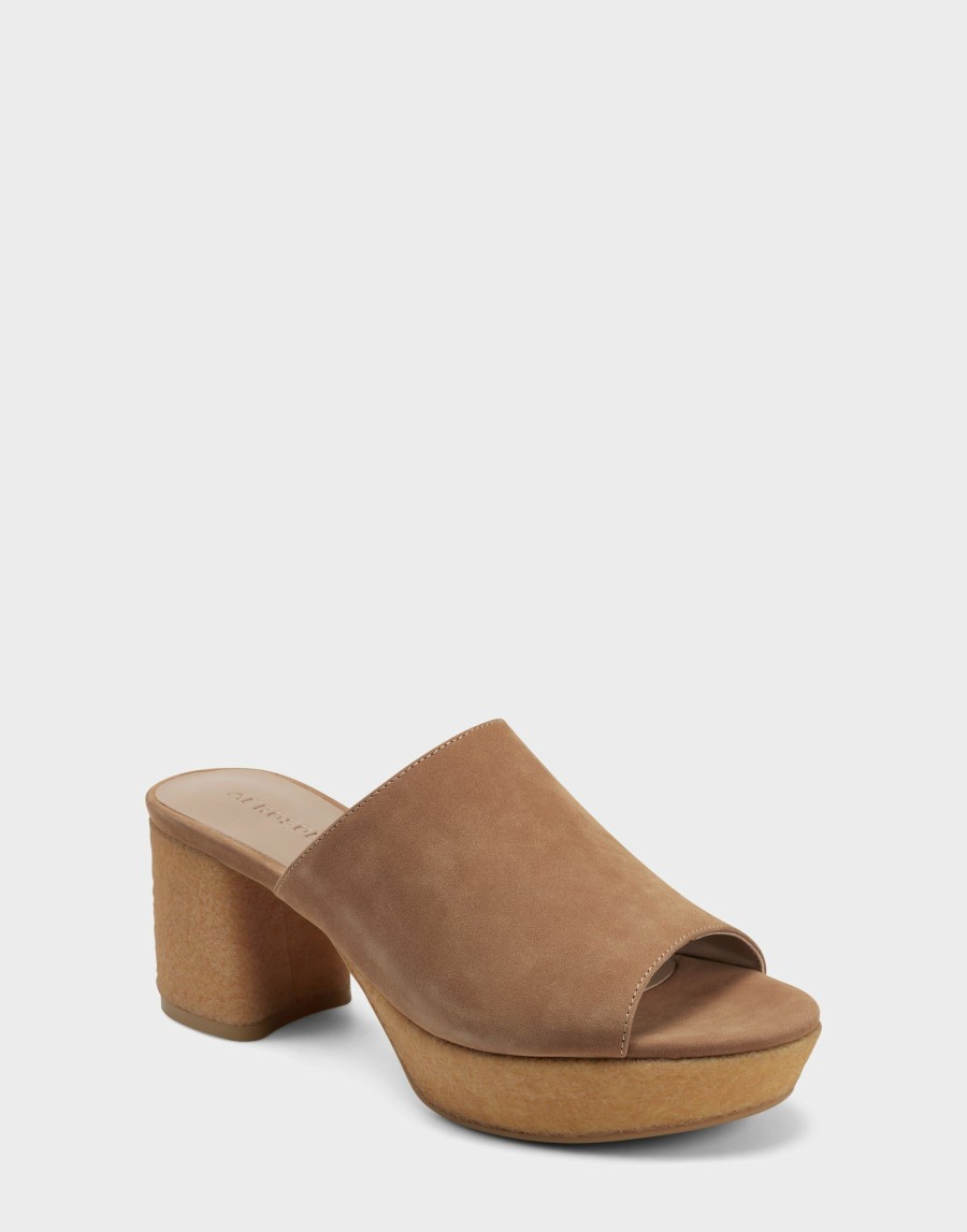 Heels * | Aerosoles Canie Camel Suede