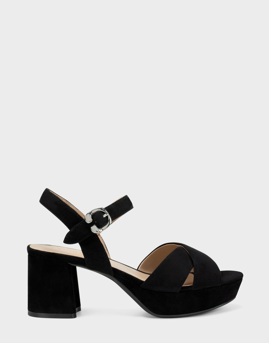 Heels * | Aerosoles Cosmos Black Suede