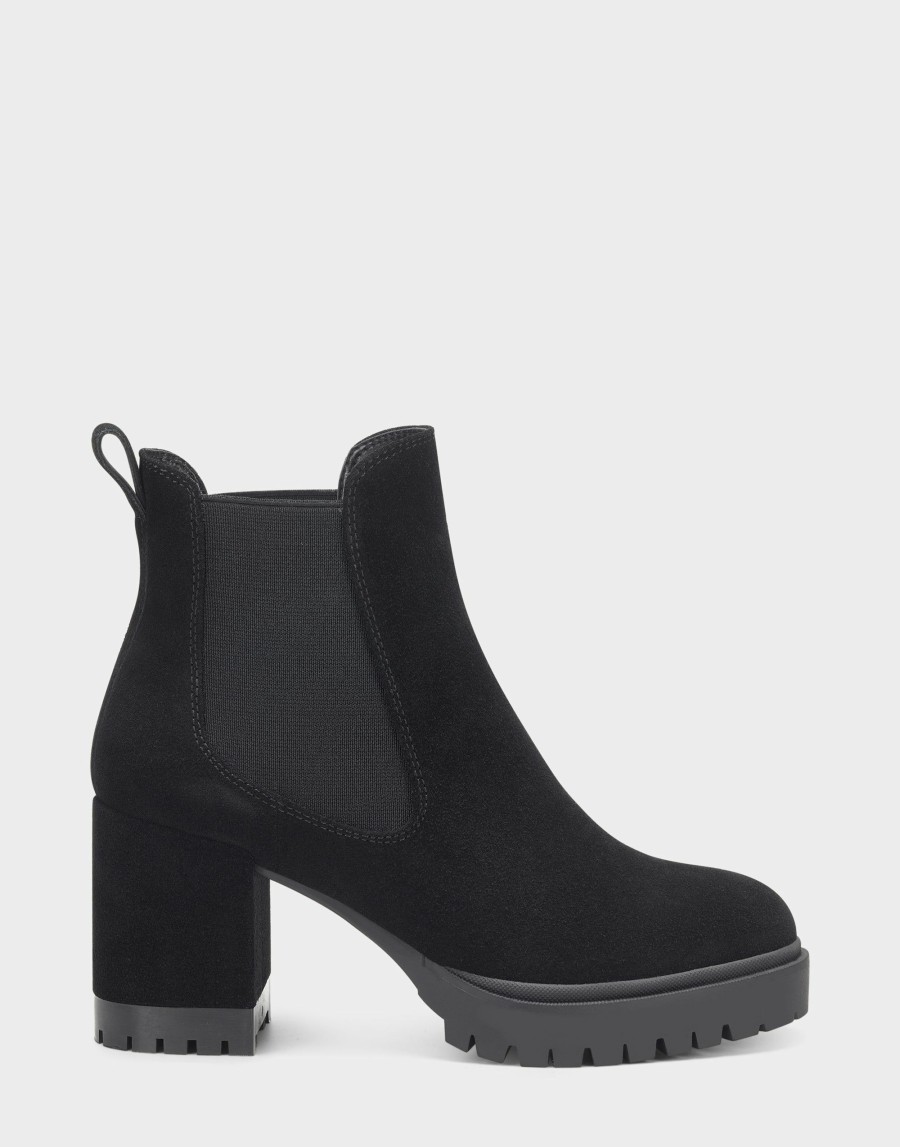 Boots * | Aerosoles Emelia Black Suede