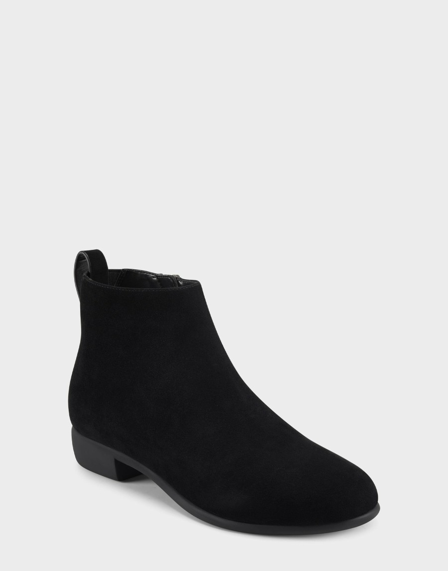 Boots * | Aerosoles Spencer Black Suede