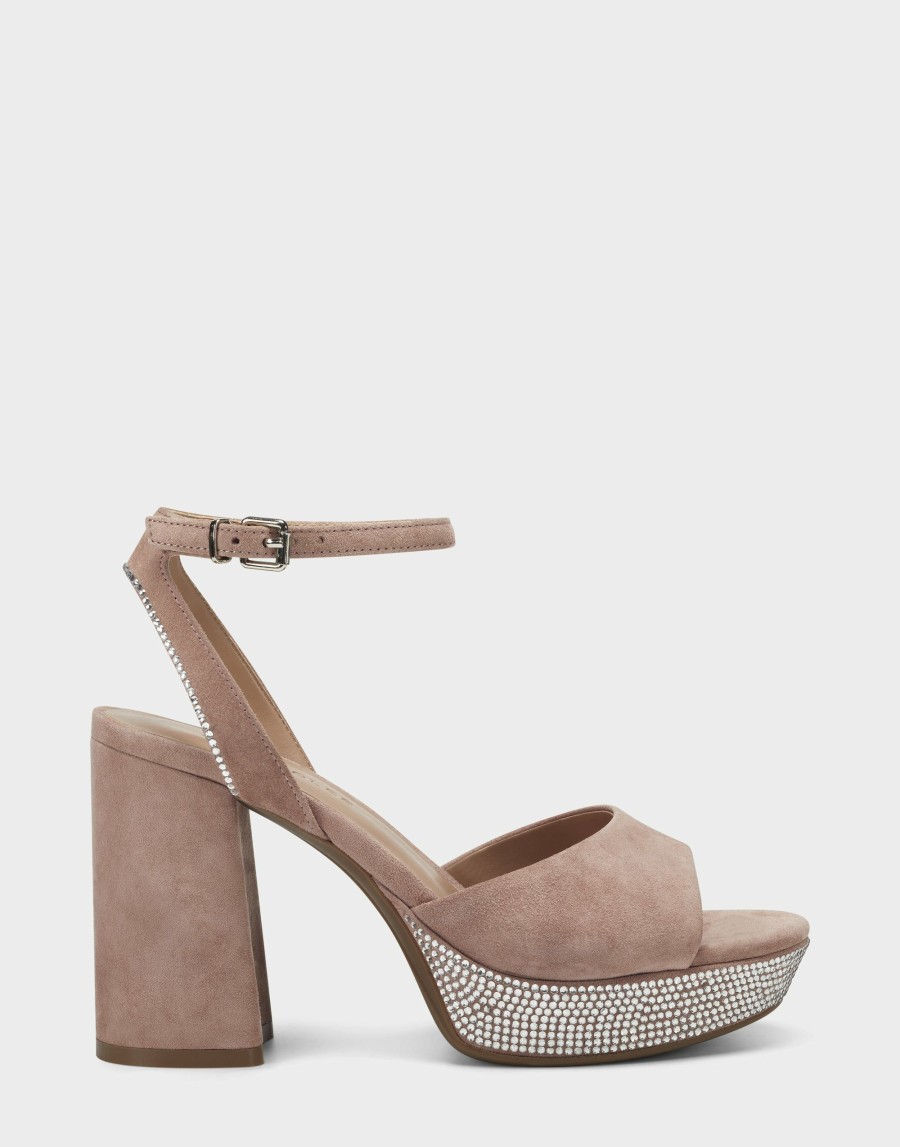 Heels * | Aerosoles Cat Natural Suede