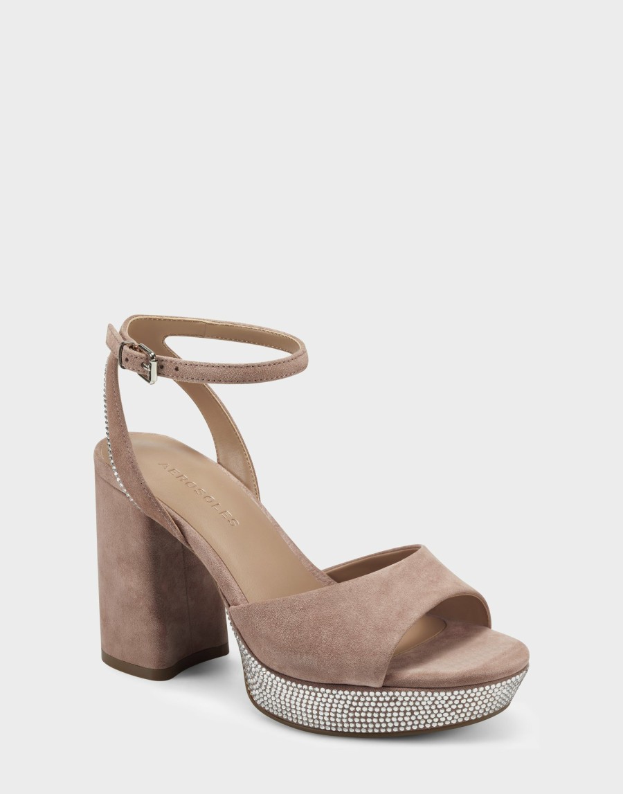 Heels * | Aerosoles Cat Natural Suede