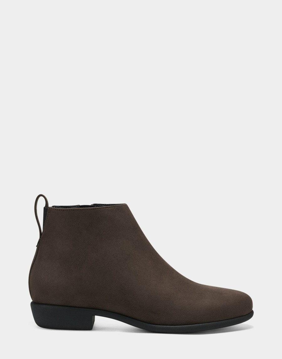 Boots * | Aerosoles Sloan Brown Faux Suede