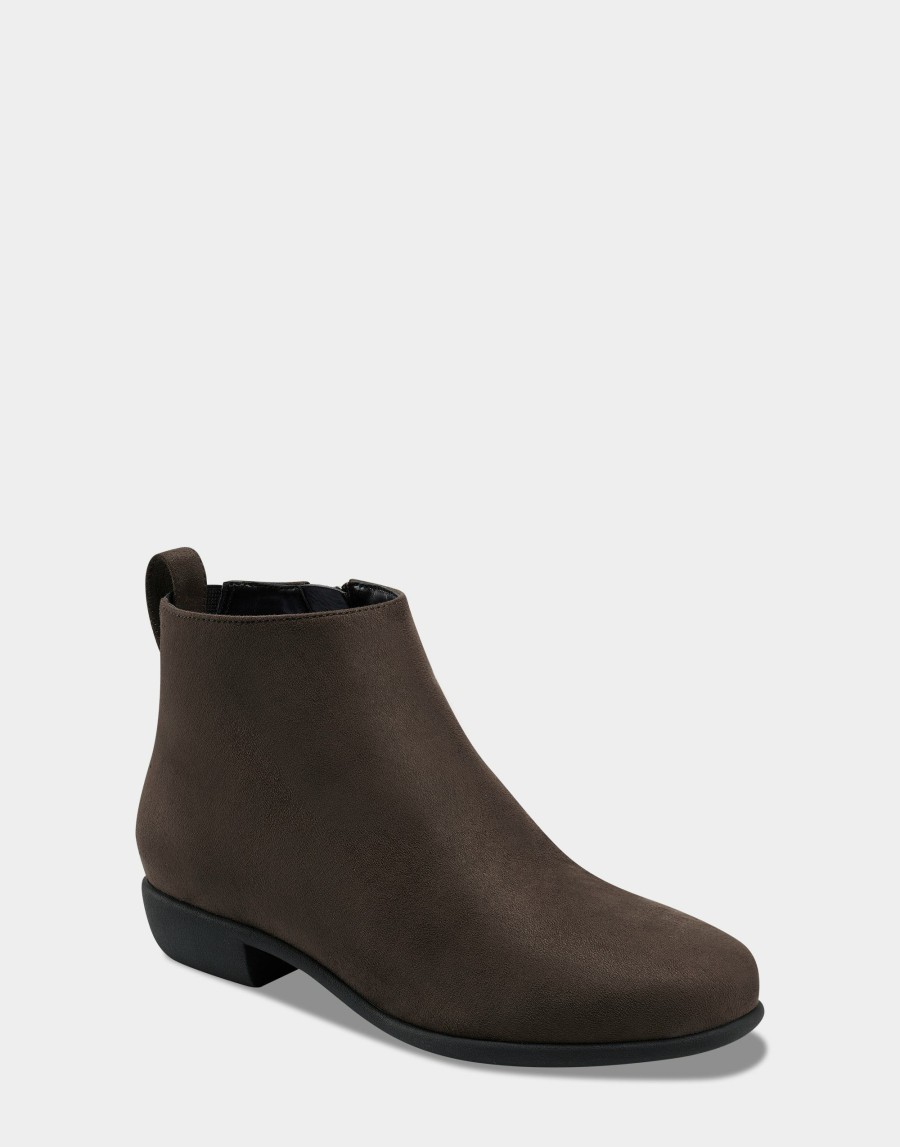 Boots * | Aerosoles Sloan Brown Faux Suede