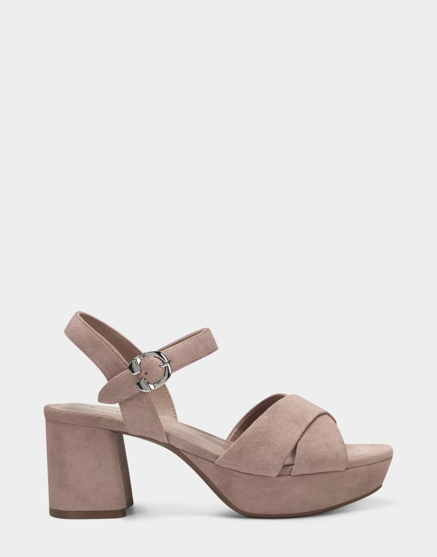 Heels * | Aerosoles Cosmos Blush Suede