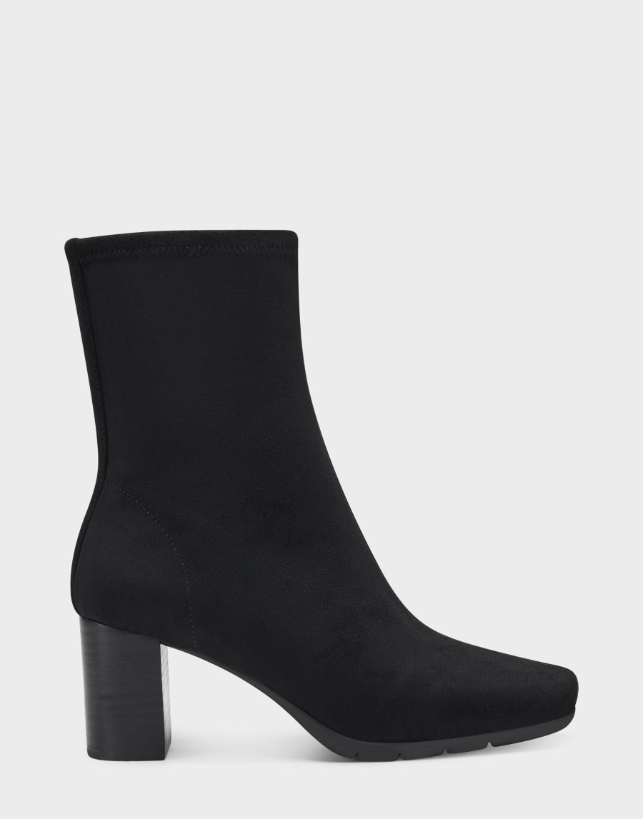 Boots * | Aerosoles Miley Black Faux Suede