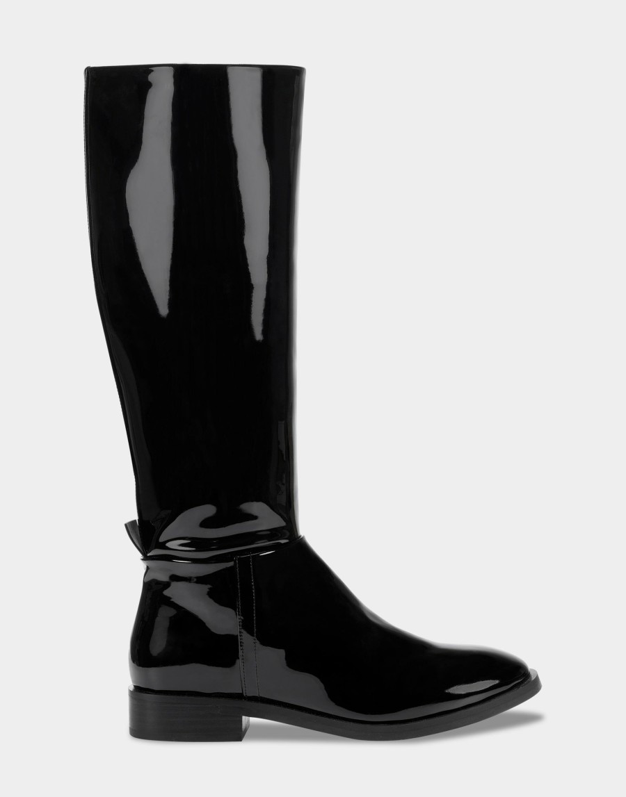 Boots * | Aerosoles Berri Black Patent Pu