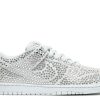 Shoes * | Nike Cactus Plant Flea Market X Swarovski X Dunk Low 'Pure Platinum'