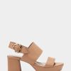 Heels * | Aerosoles Camera Nude Leather