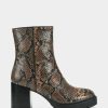 Boots * | Aerosoles Ellie Brown Snake