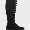 Boots * | Aerosoles Aiden Black Faux Suede