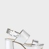 Heels * | Aerosoles Camera Silver Metallic