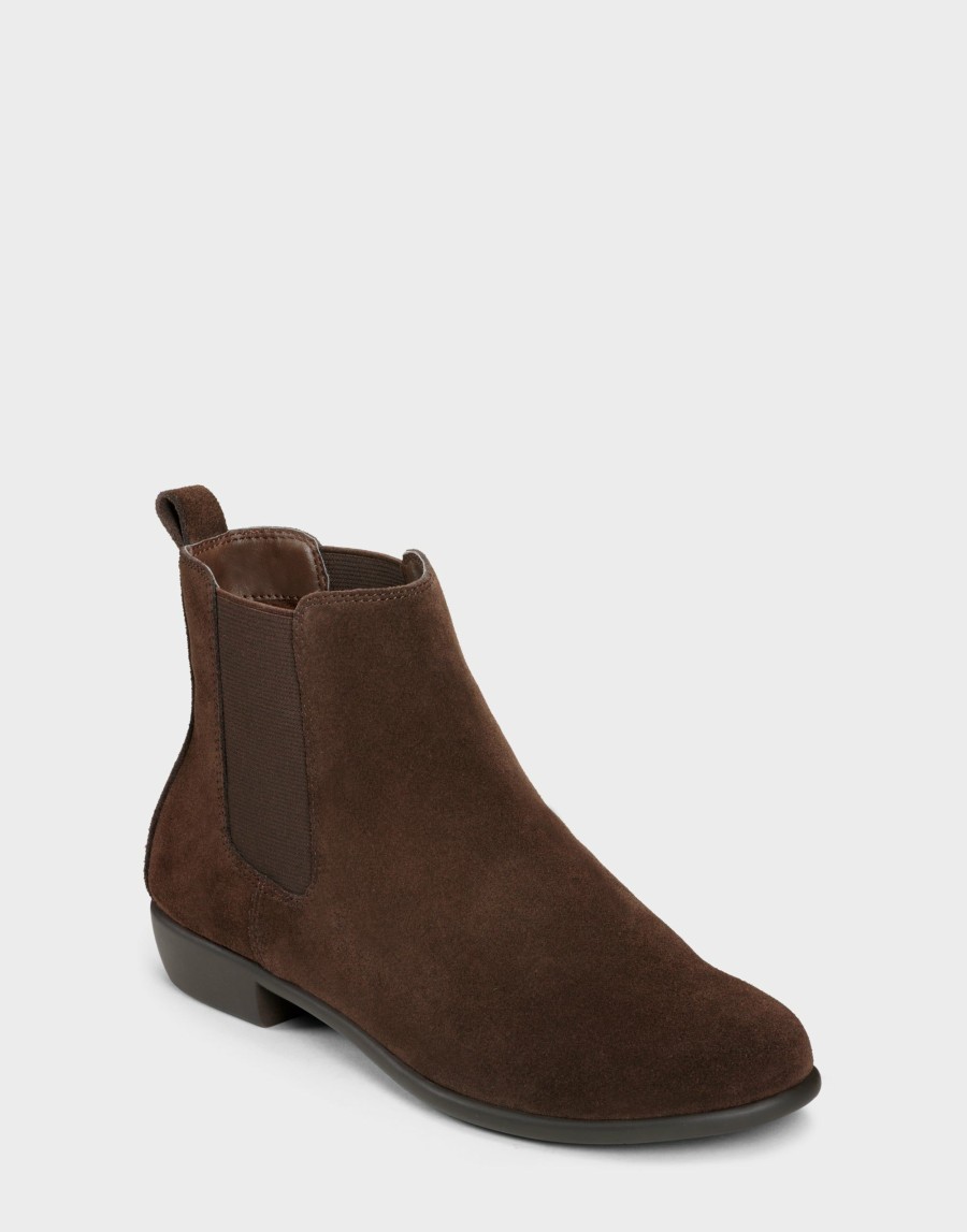 Boots * | Aerosoles Step Dance Brown Suede