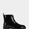 Boots * | Aerosoles Aware Anneli Black Patent Pu