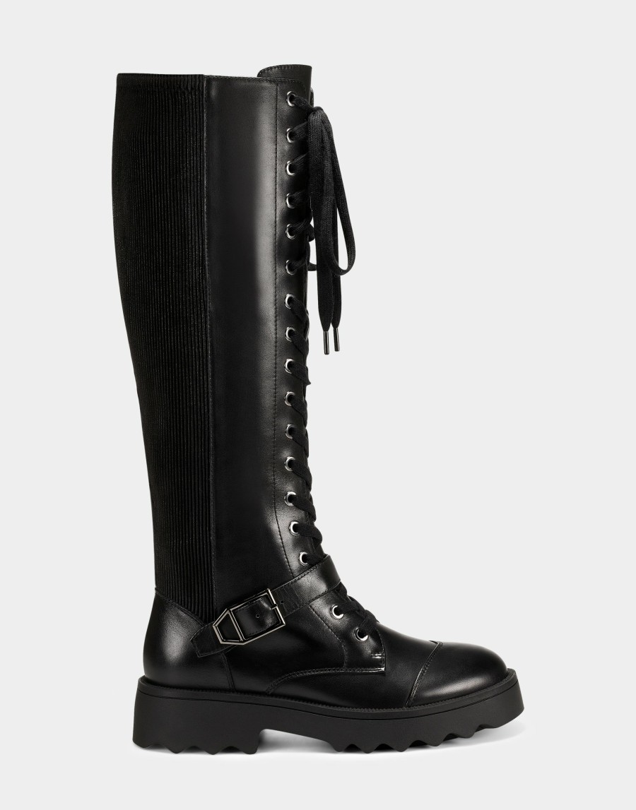 Boots * | Aerosoles Sondra Black Leather