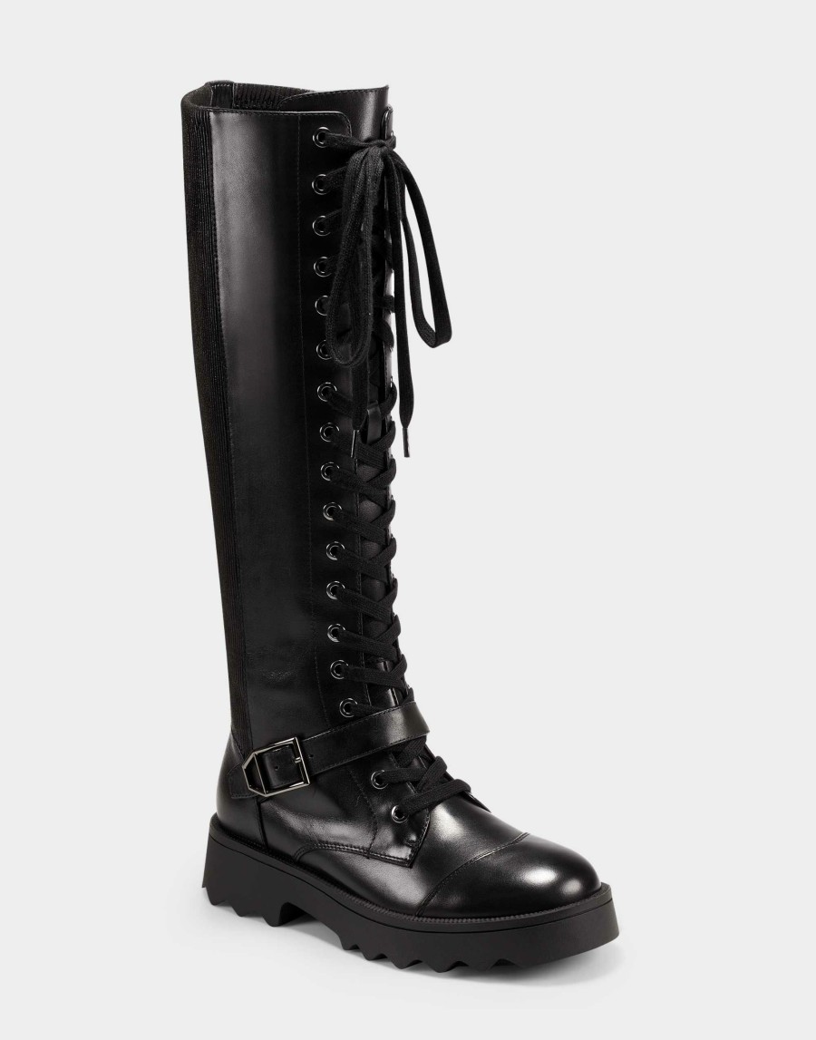 Boots * | Aerosoles Sondra Black Leather